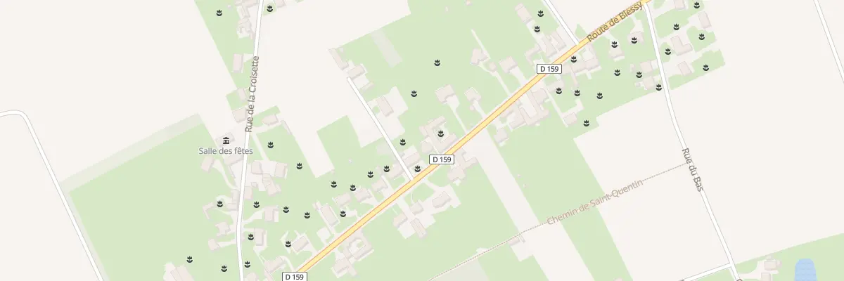 Plan du 82 Rte de Blessy St Quentin à Aire-sur-la-Lys