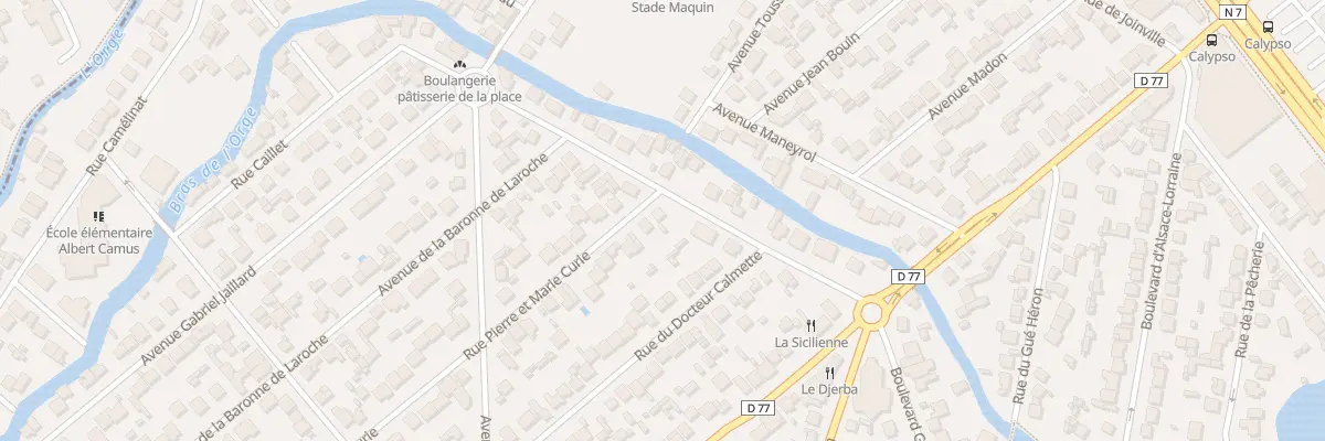 Plan du 3 Rue Pierre et Marie Curie à Viry-Châtillon