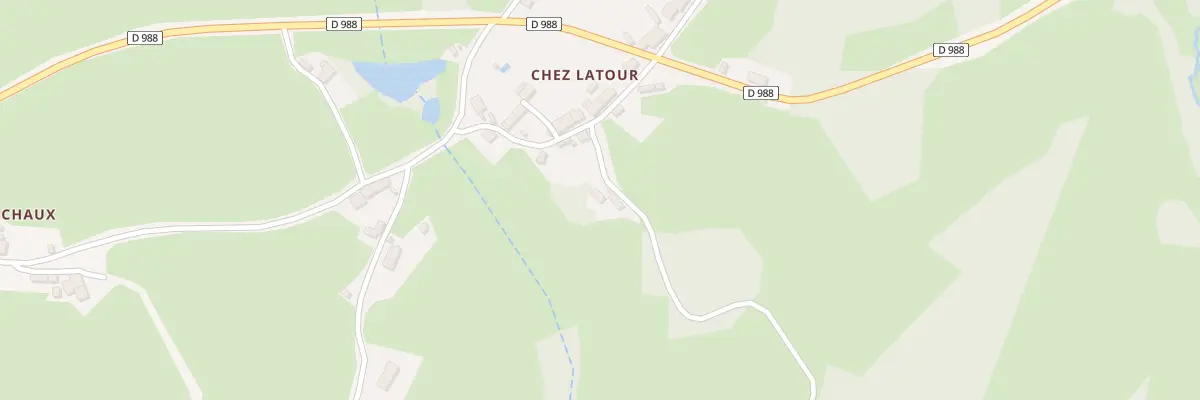 Plan du 16 Chez Latour à Lupersat