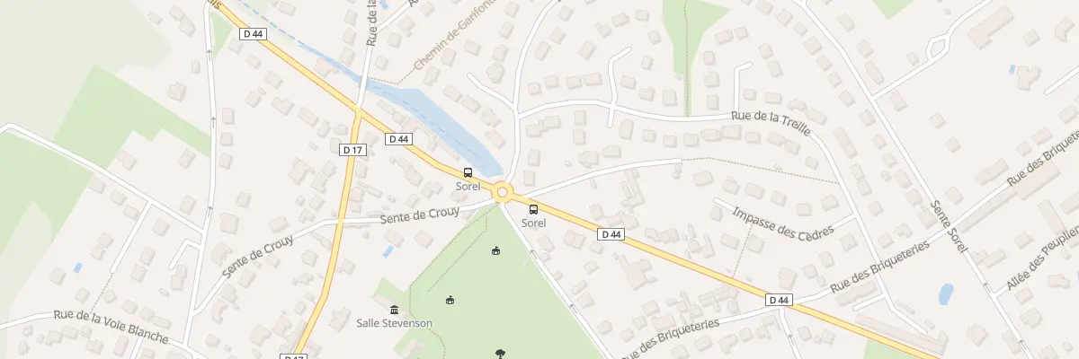 Plan du 55 Rue de Sorel à Précy-sur-Oise