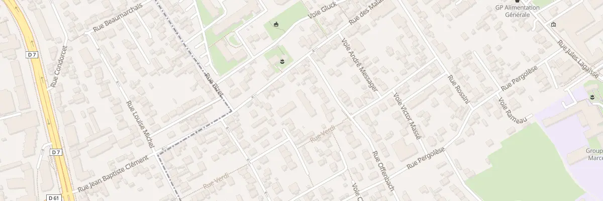 Plan du 83 Rue Malassis à Vitry-sur-Seine