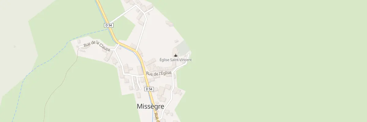 Plan du 33 Le Village à Missègre