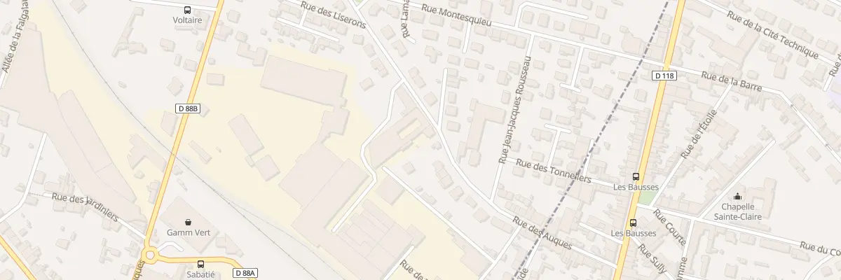 Plan du 43 Rue des Auques à Aussillon
