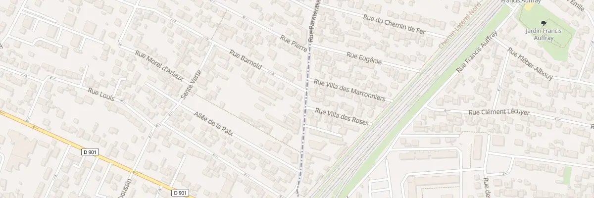 Plan du 35 Rue Parmentier à Saint-Denis