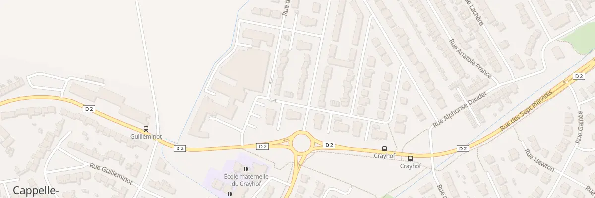 Plan du 1 Rue Paul Gokel à Cappelle-la-Grande