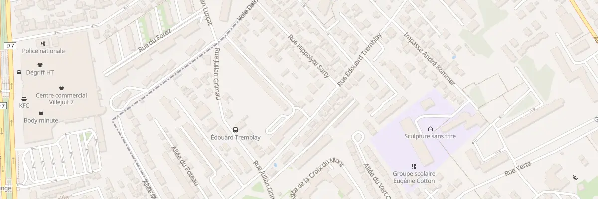 Plan du 184 Rue Edouard Tremblay à Vitry-sur-Seine