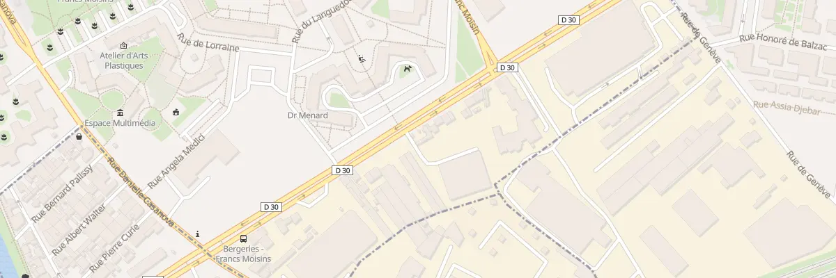 Plan du 22 Rue Francis de Pressensé à Saint-Denis