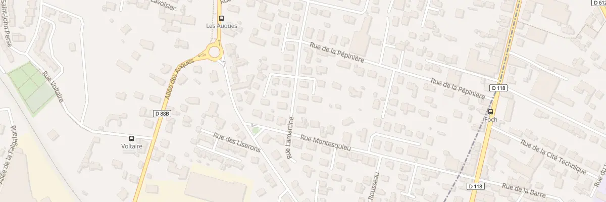 Plan du 17 Rue Lamartine à Dourgne