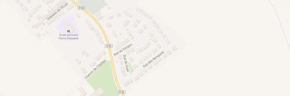 Plan du 3 Rue des Echauguettes à Steene