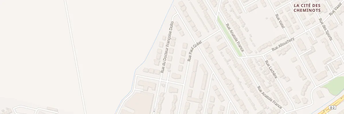 Plan du 22 Rue du Docteur Françoise DOLTO à Cappelle-la-Grande