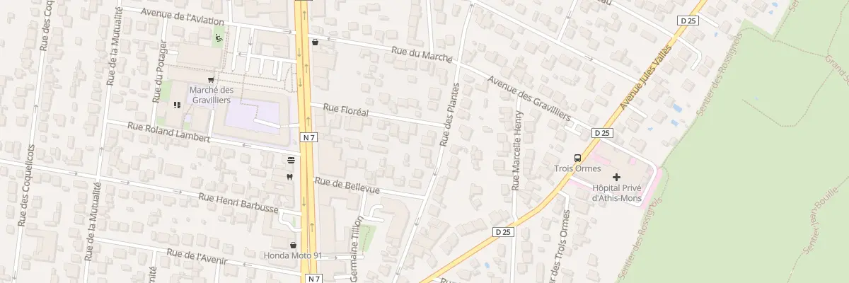 Plan du 27 Rue des Plantes à Athis-Mons
