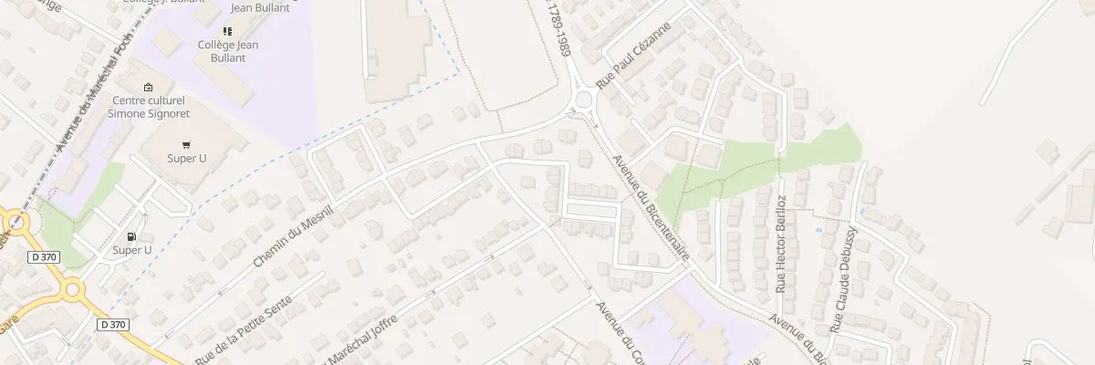 Plan du 6 Rue Jean Goujon à Écouen