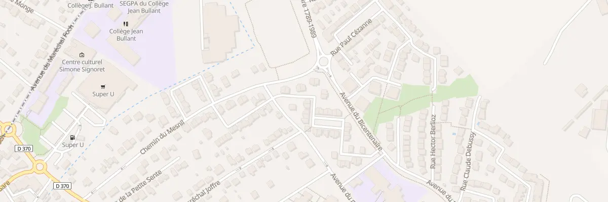 Plan du 4 Rue Jean Goujon à Écouen
