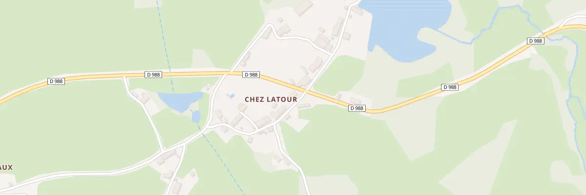 Plan du 10 Chez Latour à Lupersat