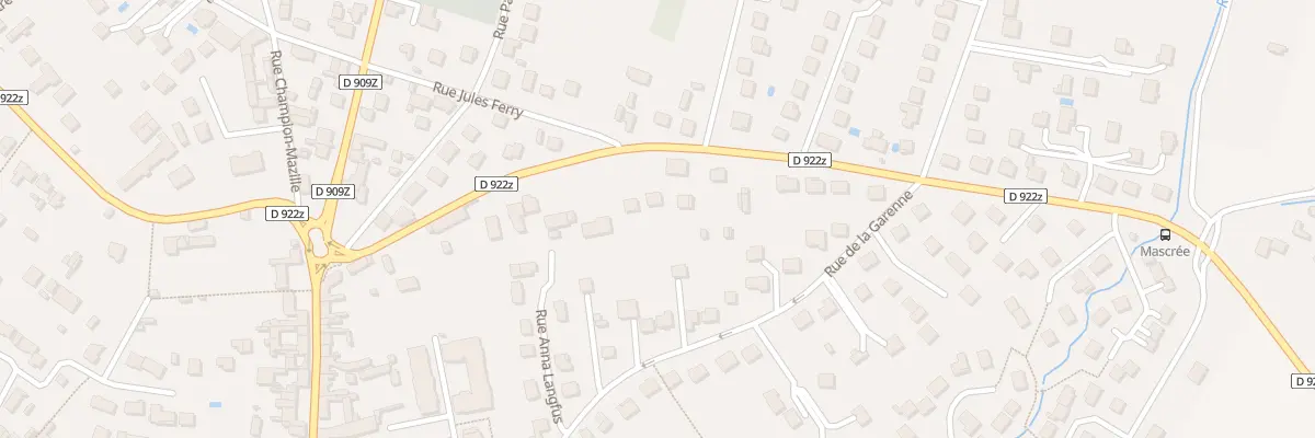 Plan du 22 Rue de la République à Viarmes