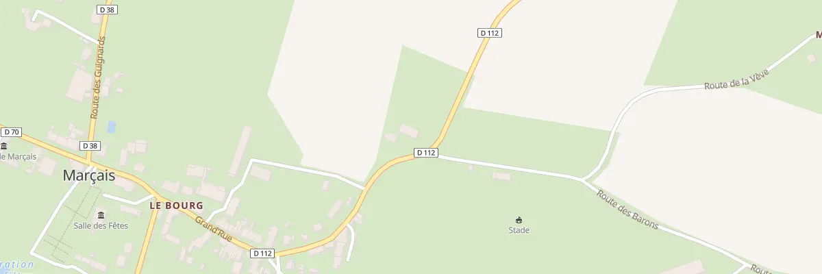 Plan du 5 Rue du Stade à Marçais