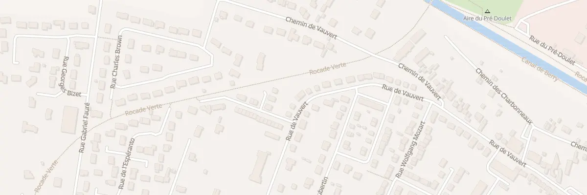 Plan du 152 Rue de Vauvert à Bourges