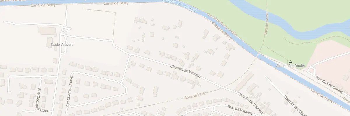 Plan du 60 Che de Vauvert à Bourges