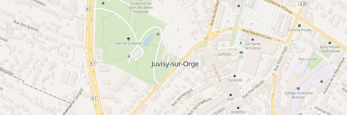 Plan du 6 Rue Piver à Juvisy-sur-Orge