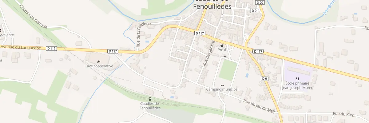 Plan du 28 Av de la Poste à Caudiès-de-Fenouillèdes