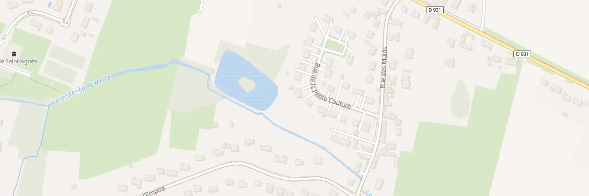 Plan du 119 Rue de la Petite Couture à Agnetz