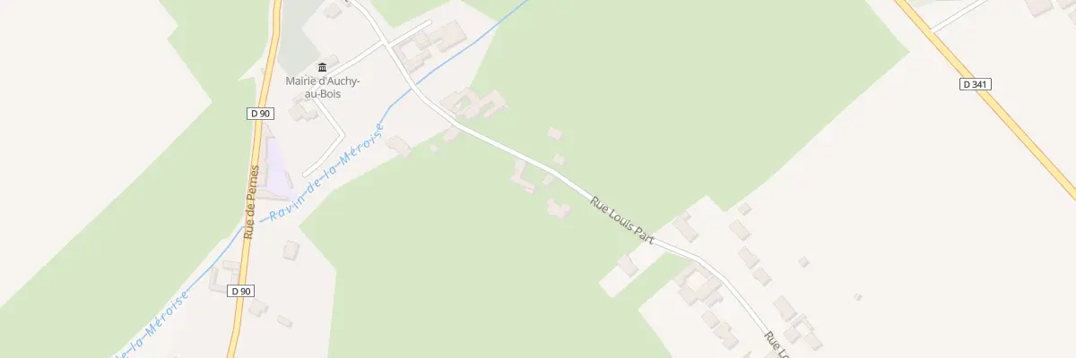 Plan du 6 Rue Louis Part à Auchy-au-Bois