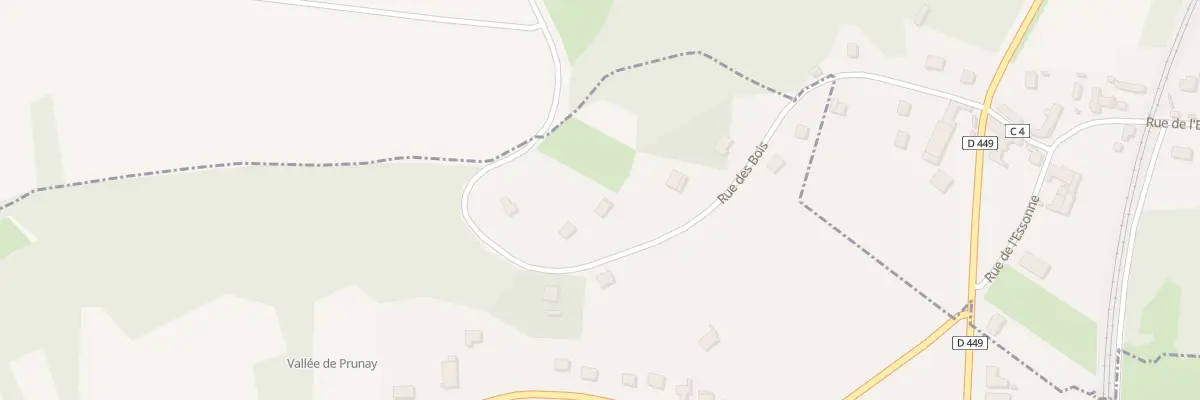 Plan du 4 Rue des Bois à Prunay-sur-Essonne