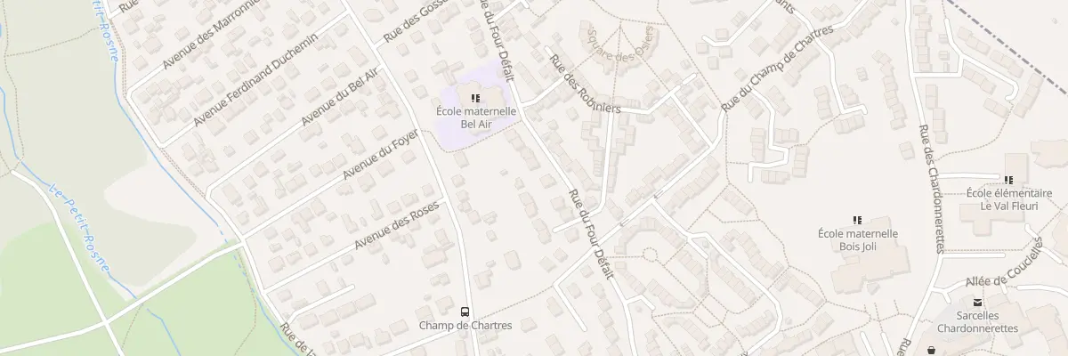 Plan du 36 Rue du Four Défait à Sarcelles