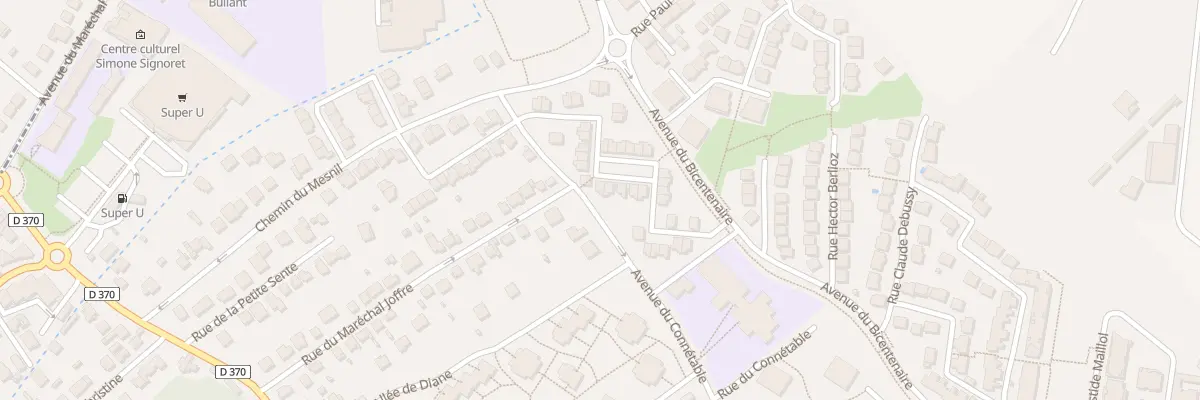 Plan du 14 Rue Jean Goujon à Écouen
