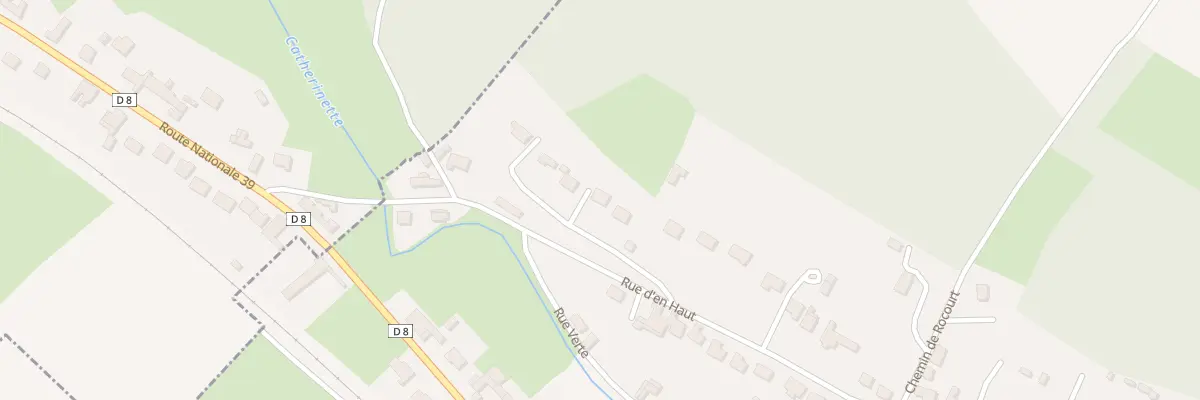 Plan du 5215 Rue d’En Haut à Roëllecourt