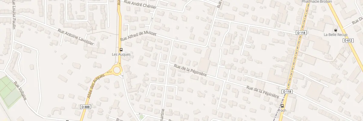 Plan du 3 Rue de la Pépinière à Aussillon