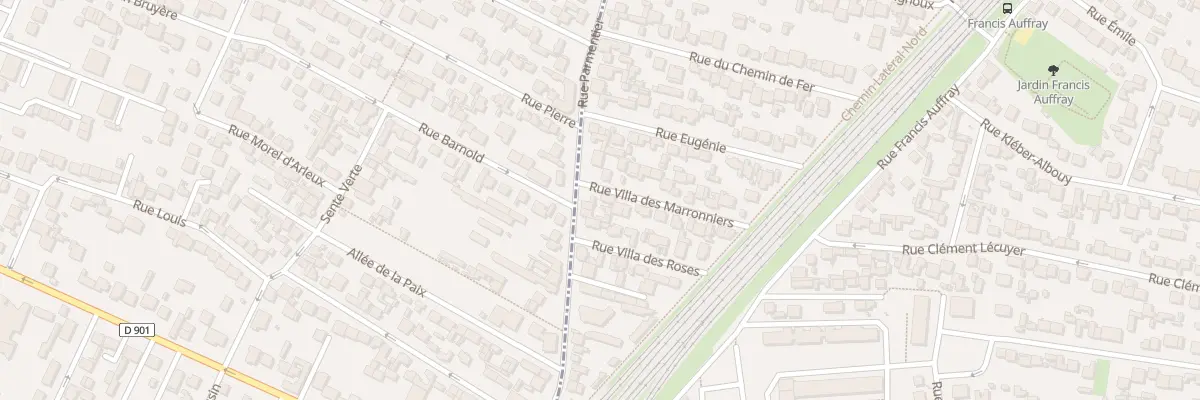 Plan du 4 Rue Vla des Marronniers à Stains