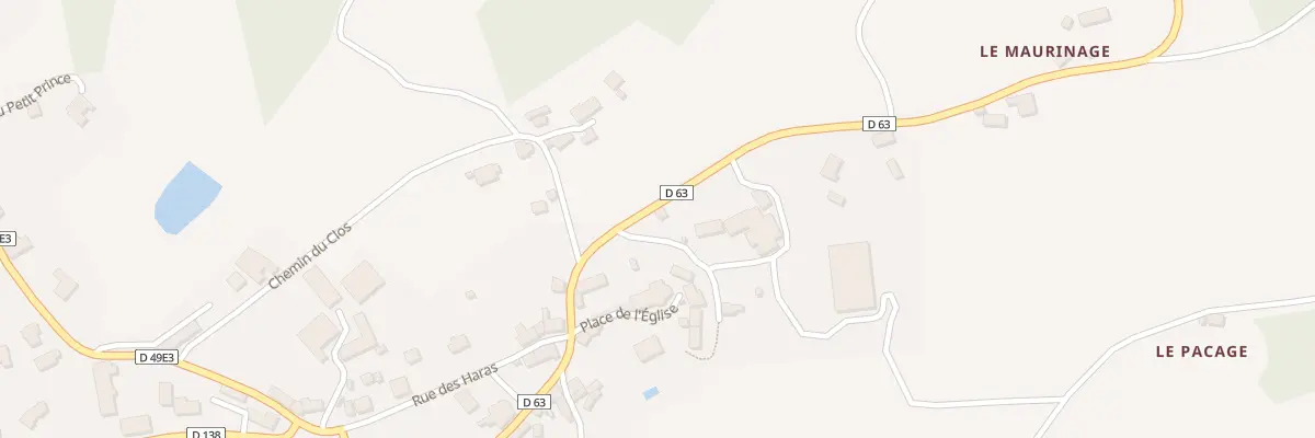 Plan du 1 Rue de la Fontaine St Maurice à Saint-Exupéry-les-Roches