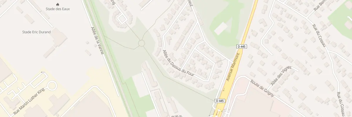 Plan du 17 All du Dessus du Four à Viry-Châtillon