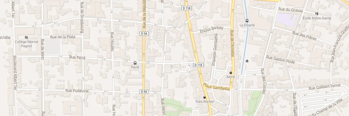 Plan du 12 Rue Périé à Mazamet