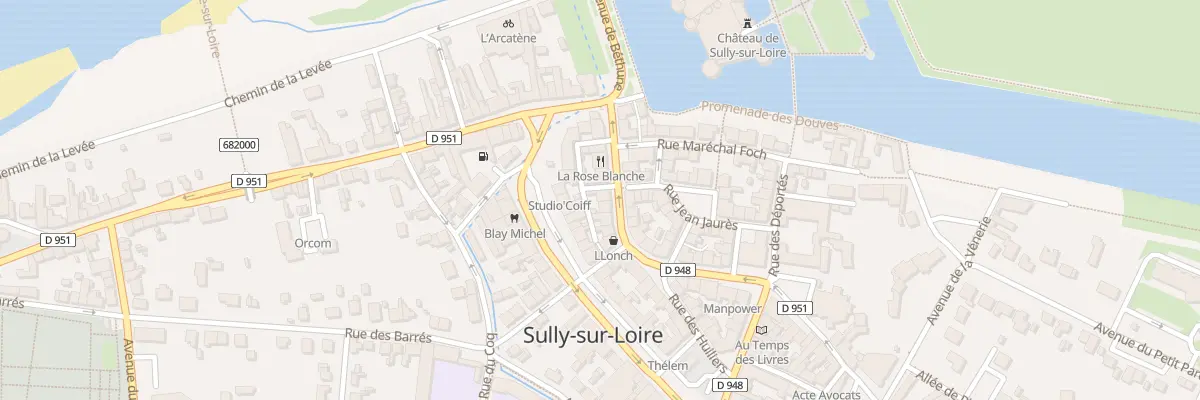 Plan du 12 Rue du Gd Sully à Sully-sur-Loire