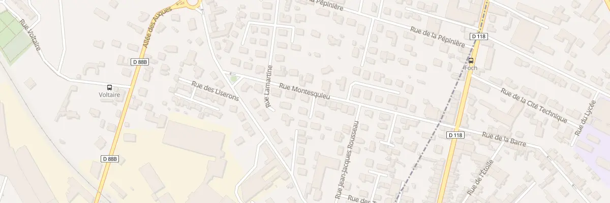 Plan du 23 Rue Montesquieu à Aussillon