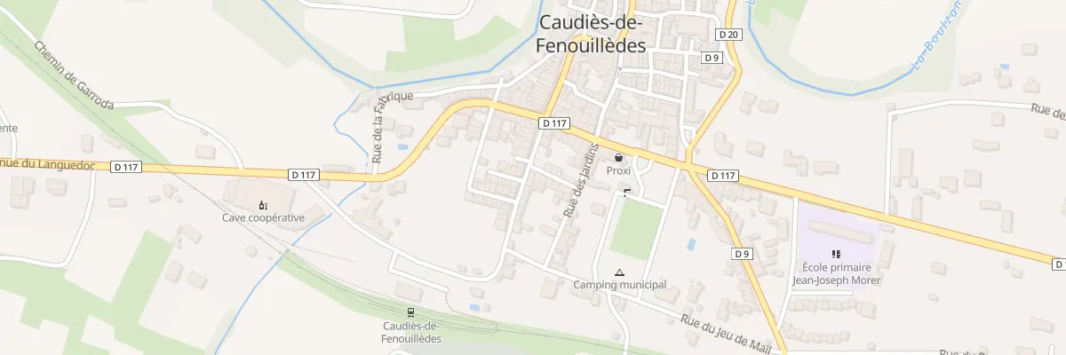 Plan du 7 Av de la Poste à Caudiès-de-Fenouillèdes