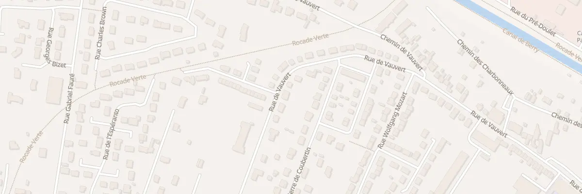 Plan du 129 Rue de Vauvert à Bourges