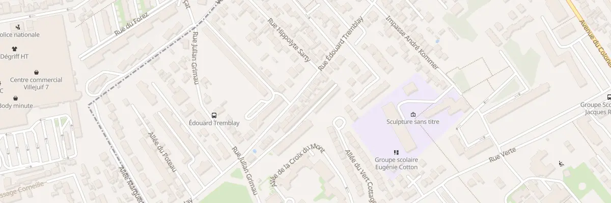 Plan du 173 Rue Edouard Tremblay à Vitry-sur-Seine