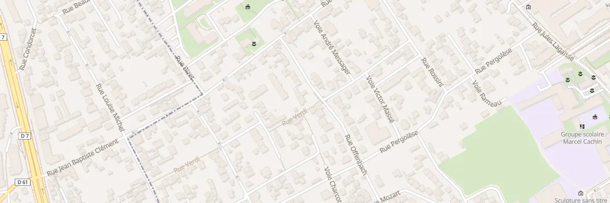 Plan du 24 Rue Verdi à Vitry-sur-Seine