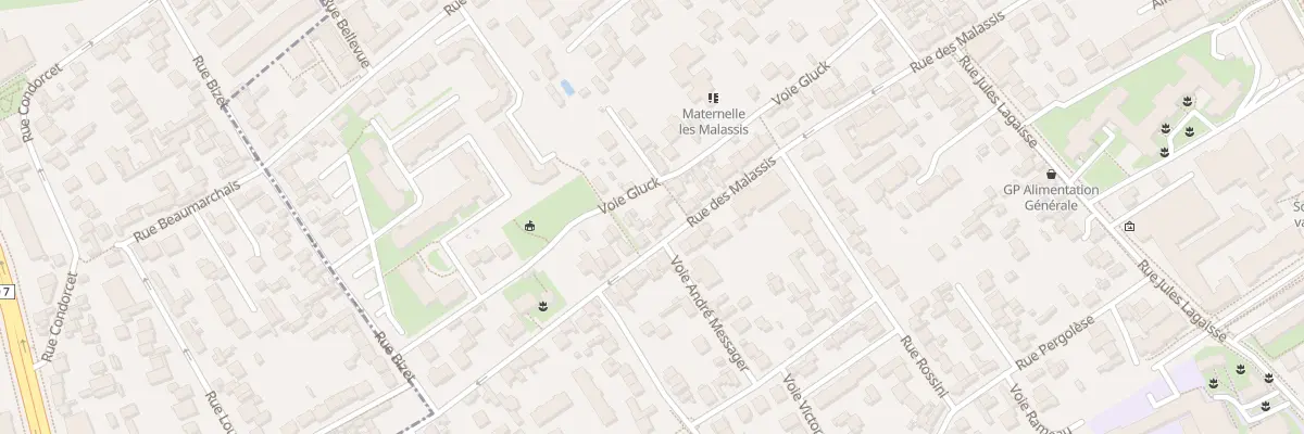 Plan du 62 Rue Malassis à Vitry-sur-Seine