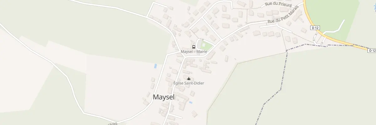 Plan du 7 Gr Grande Rue à Maysel