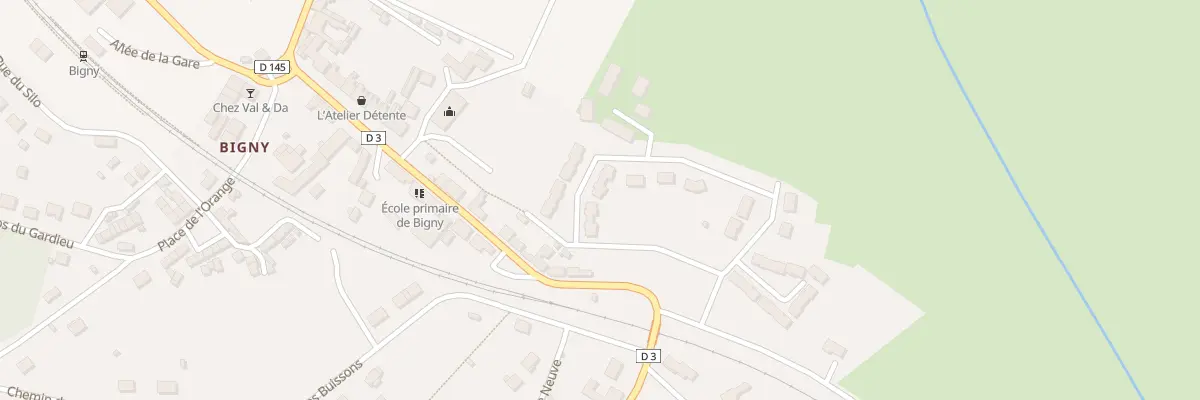 Plan du 22 Les Chargnes à Vallenay