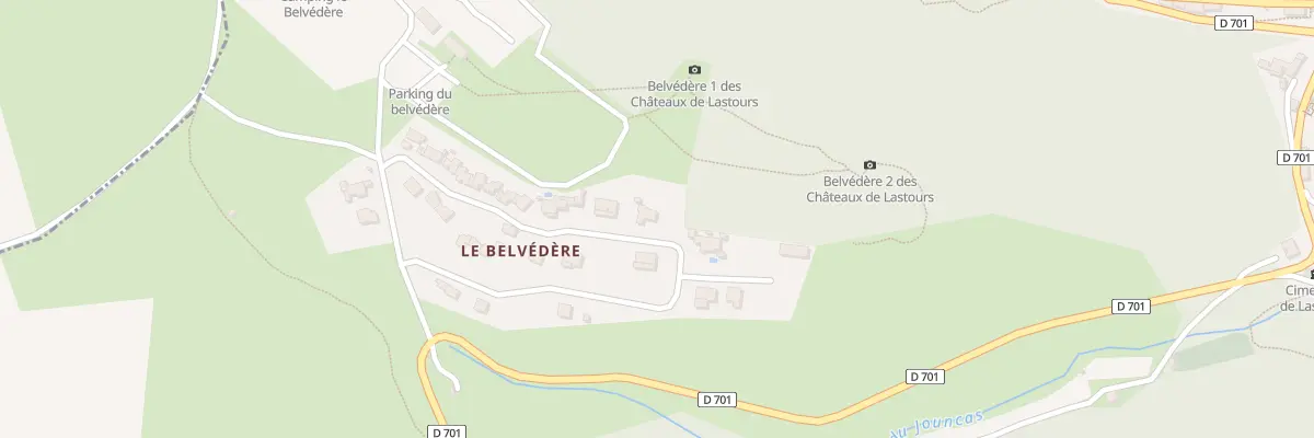 Plan du 18 Imp Le Banc des Anglais à Lastours
