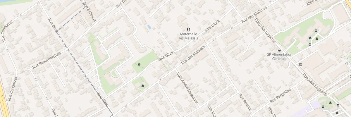 Plan du 60 Rue Malassis à Vitry-sur-Seine