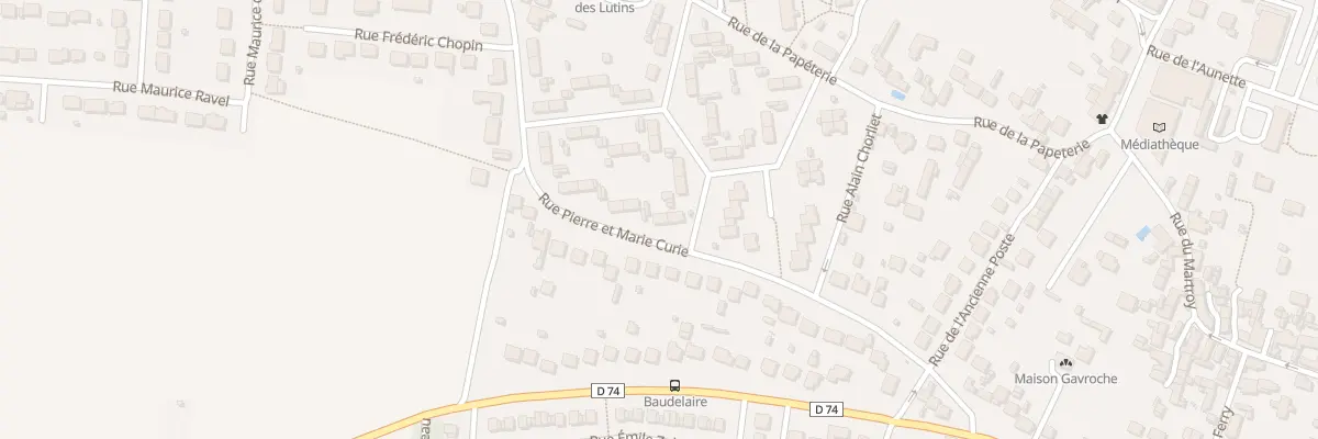Plan du 20 Rue Pierre et Marie Curie à Ballancourt-sur-Essonne