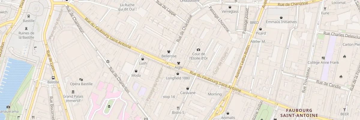 Plan du 67 Rue du Faubourg Saint-Antoine à Paris 11e Arrondissement