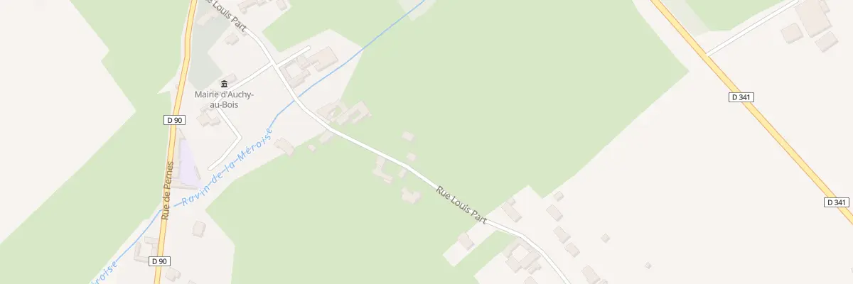 Plan du 13B Rue Louis Part à Auchy-au-Bois