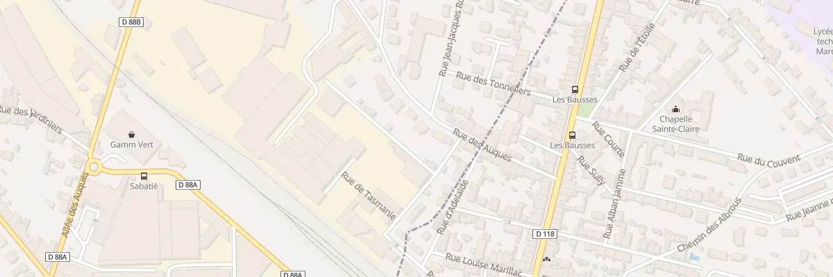 Plan du 25 Rue des Auques à Aussillon